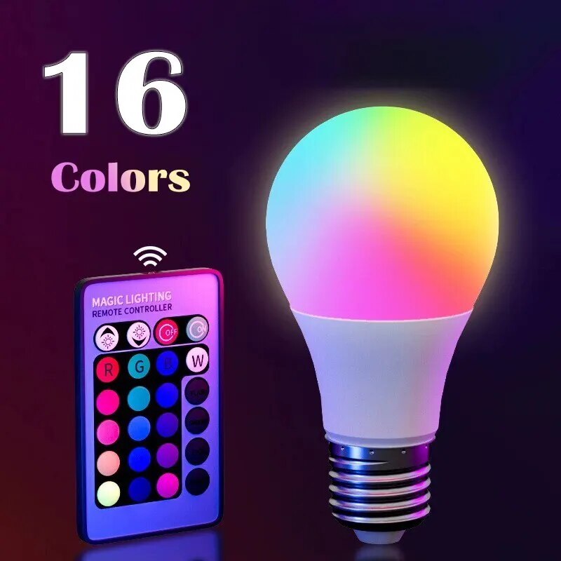 Electronics Gadgets For Home - Lampadina RGB a 16 colori Lampadina