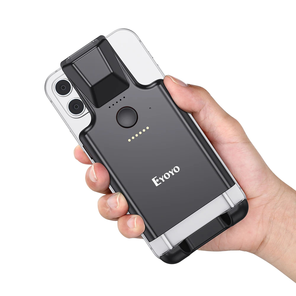 Barcode Scanner Wireless - Eyoyo EY-017 2D Back Clip Scanner