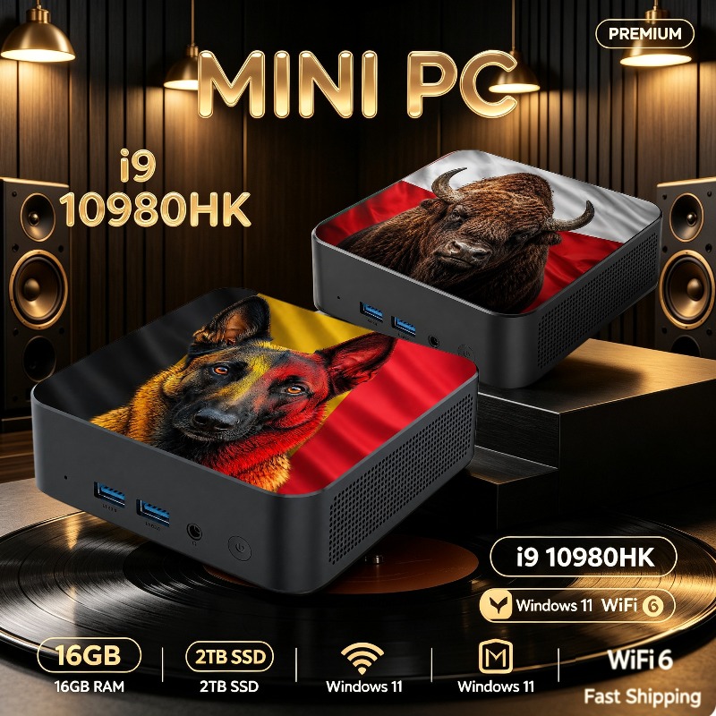 Mini Pc Windows - Computer da gioco desktop compatto Intel
