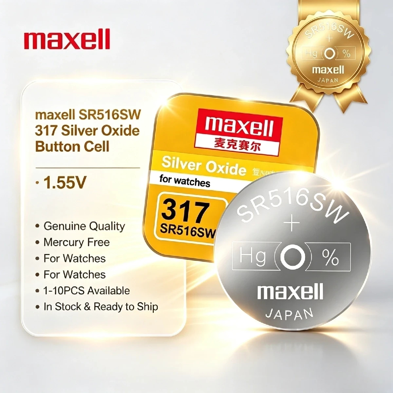 Electronics And Gadgets Ce - Maxell SR516SW 317 Batteria a bottone