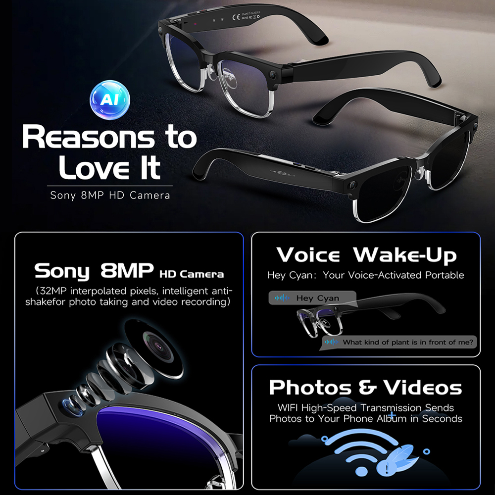 Nuovi Occhiali Smart AI 2026 p - Smart Glasses Ar recensione e prezzo