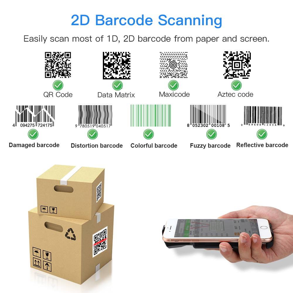 Eyoyo EY-017 2D Back Clip Scan - Barcode Scanner Wireless recensione e prezzo
