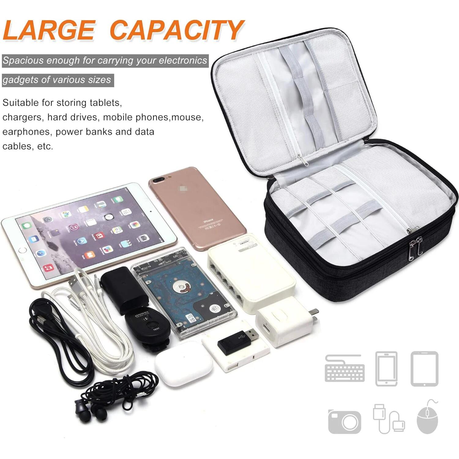 Borsa di archiviazione digital - Electronics Gadgets Bag recensione e prezzo
