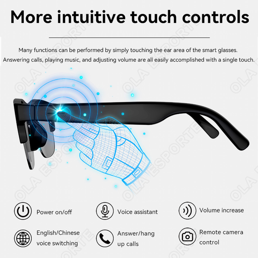 NUOVI Occhiali Intelligenti V5 - Smart Glasses Ar recensione e prezzo