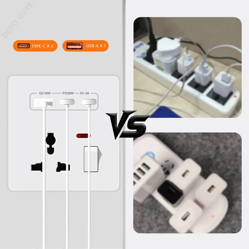 Presa a Muro Universale a 3 Pi - Electronics Gadgets For Home recensione e prezzo