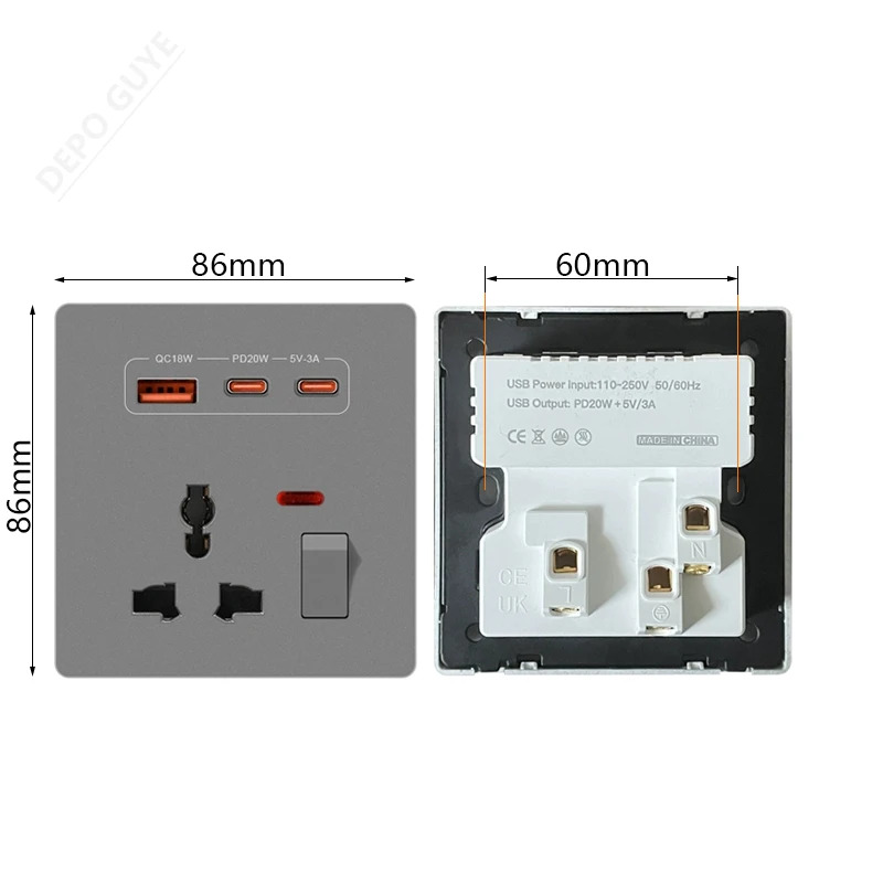 Presa a Muro Universale a 3 Pi - Electronics Gadgets For Home recensione e prezzo