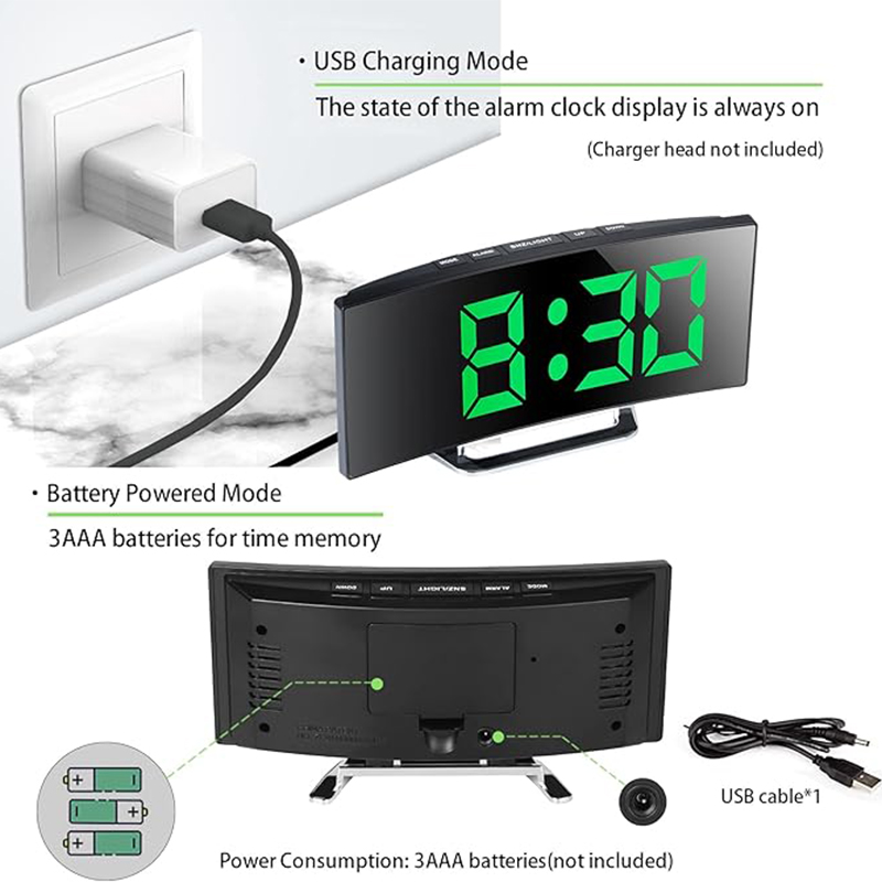 Sveglia digitale a LED Specchi - Electronics Gadgets For Home recensione e prezzo